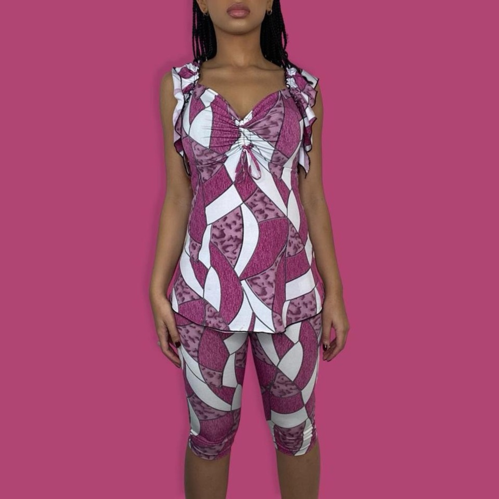 Patchwork Two Piece Set
